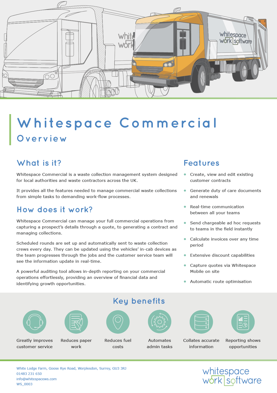 The most comprehensive Commercial Waste solution on the market